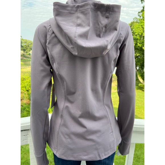 Yogalicius Full Zip Jacket with hoodie frosted lilac SZ XS * wom166 - Picture 9 of 12